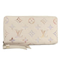 Louis Vuitton Zippy Wallet Zip Around Monogram Empreinte Dream Beige