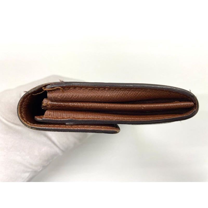 Louis Vuitton Monogram Pochette Porte Monnaie Cles Di Long Wallet Brown — view 6