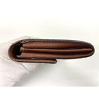 Louis Vuitton Monogram Pochette Porte Monnaie Cles Di Long Wallet Brown — view 6
