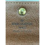 Louis Vuitton Monogram Pochette Porte Monnaie Cles Di Long Wallet Brown — view 8