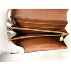 Louis Vuitton Monogram Pochette Porte Monnaie Cles Di Long Wallet Brown — view 9