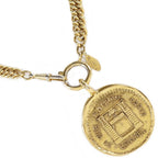 Chanel 31 rue Cambon Coin Gold Plated 108.4 g Necklace — view 2