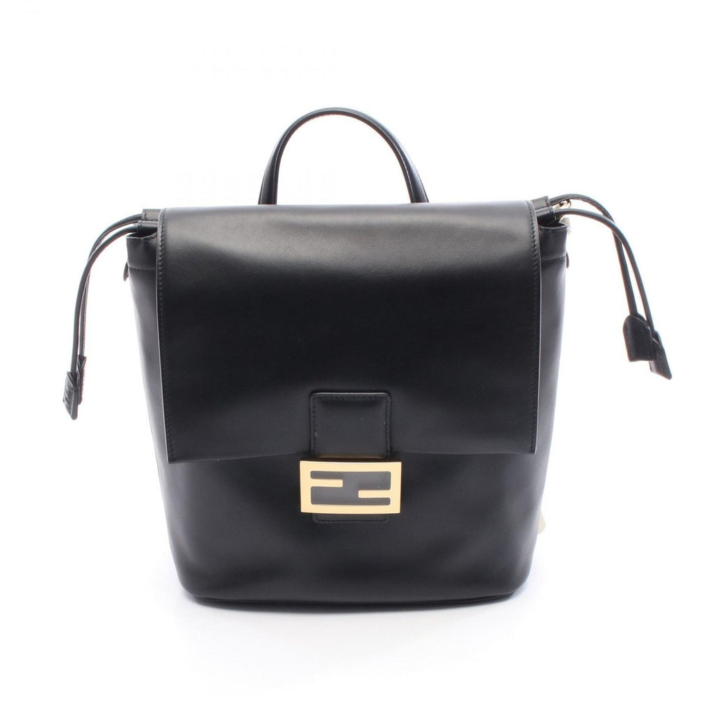 Fendi Backpack Black Leather