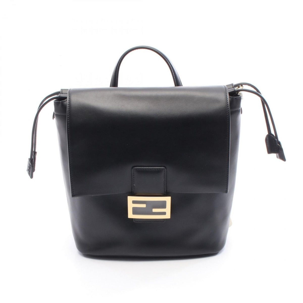 Fendi Backpack Black Leather