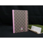 Gucci Disney Collaboration Daisy Duck GG Supreme Notebook Brown Fj7546
