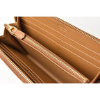Prada Wallet Long 1 M0506 Saffiano Metal Shape Pressed Leather Caramel — view 5
