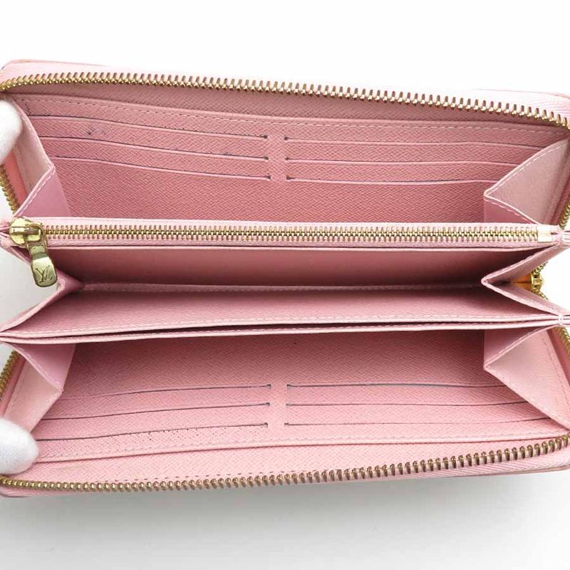 Louis Vuitton Round Zipper Long Wallet Damier Azur Zippy — view 5