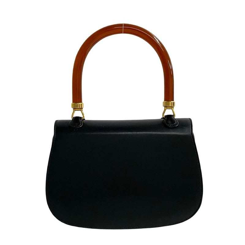 Gucci Vintage Turnlock Leather Handbag Mini Tote Bag — view 5