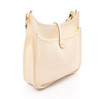 Hermes Shoulder Bag Evelyne 3 Trois PM Nata Etoupe Leather Ivory — view 2