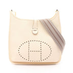 Hermes Shoulder Bag Evelyne 3 Trois PM Nata Etoupe Leather Ivory