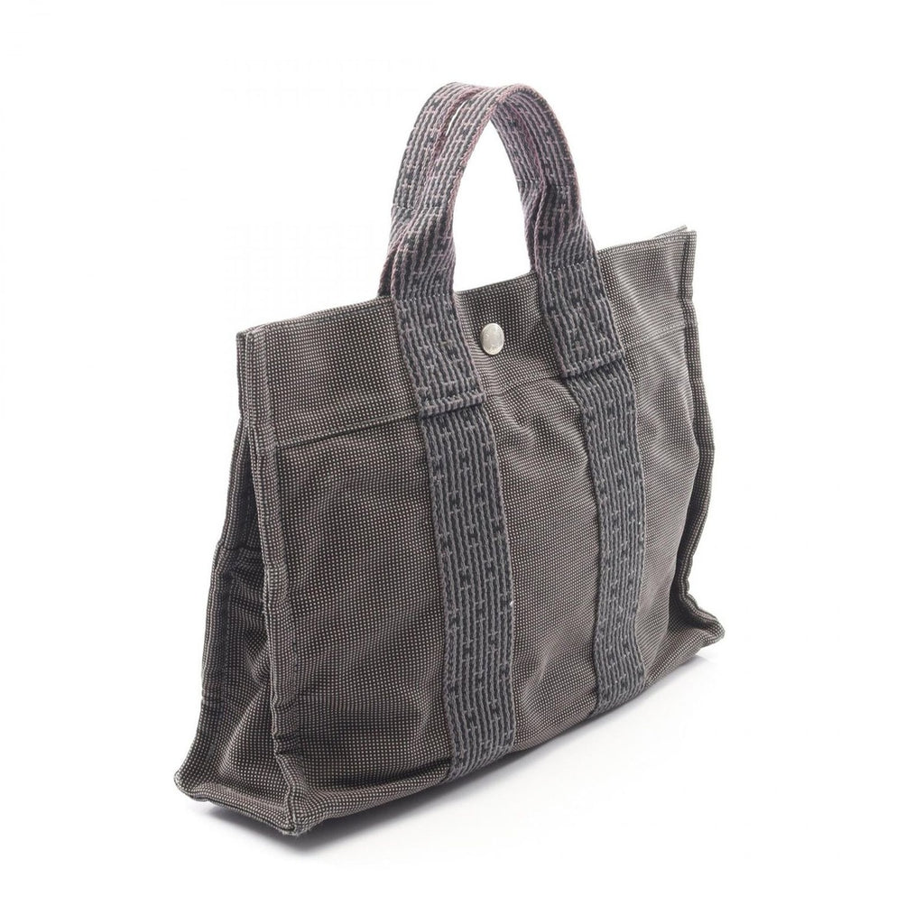 Hermes Tote Her Line PM Gray Canvas B — view 2