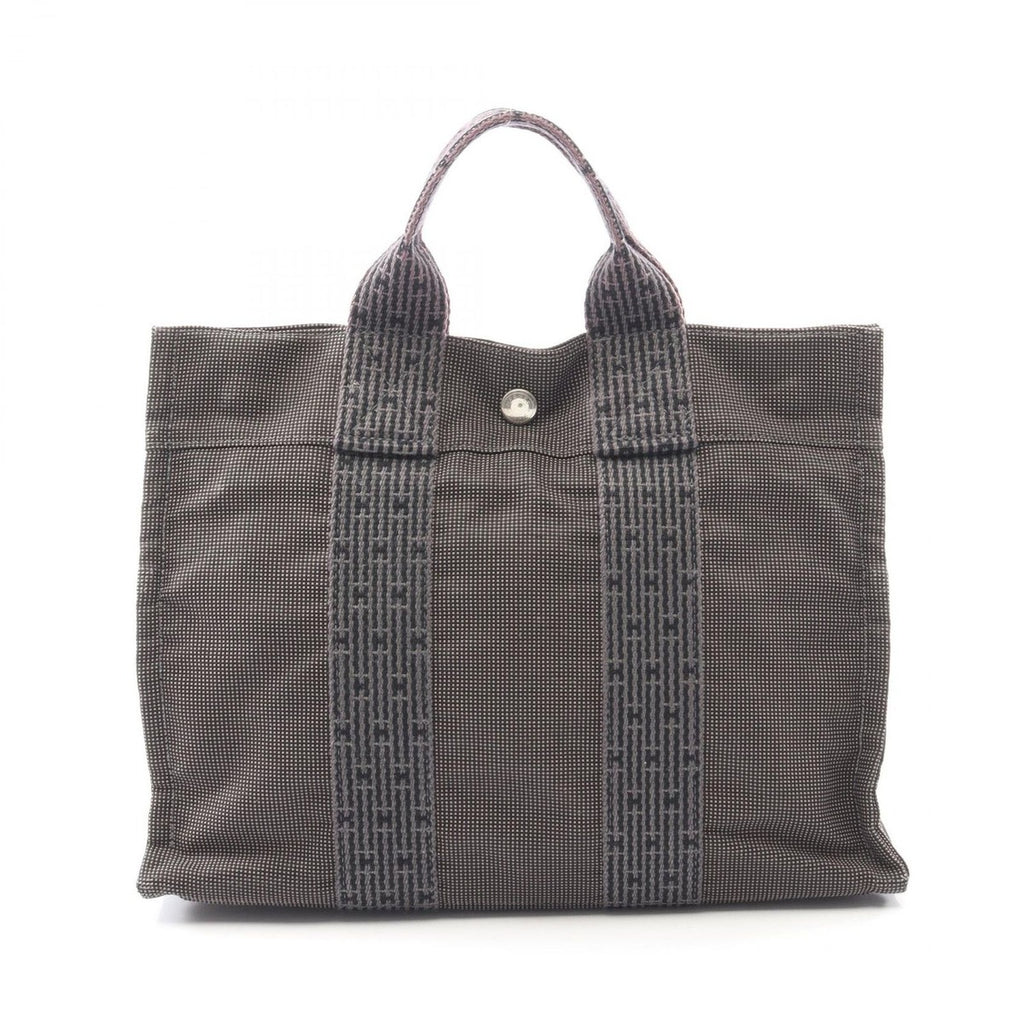 Hermes Tote Her Line PM Gray Canvas B