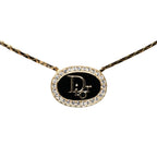 Dior Logo Necklace Gold