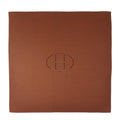 Hermes Playmat Logo Felt Brown Interior