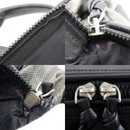 Bottega Veneta Canvas And Leather Gray Black Tote Bag — view 9