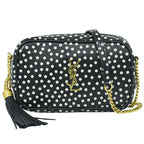 Saint Laurent Lou Lou Tassel Dot Chain Shoulder Bag Pochette Leather — view 2