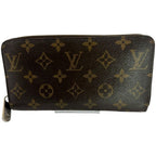 Louis Vuitton Monogram Zippy Wallet Round Zipper Long