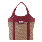 Dior Street Chic Trotter Tote Canvas Leather