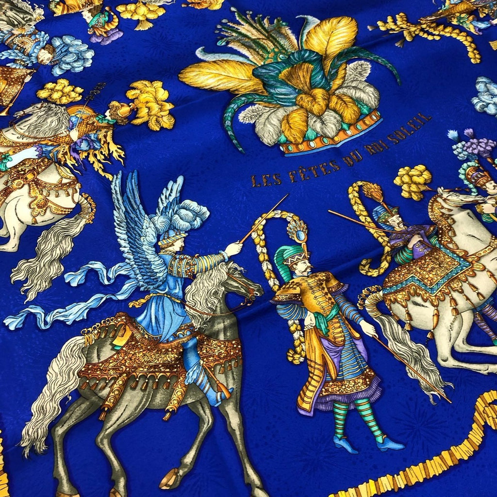Hermes Carre 90 Festival of the Sun King Scarf — view 2