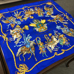 Hermes Carre 90 Festival of the Sun King Scarf