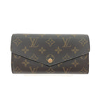 Louis Vuitton Long Wallet Portefeuille Sarah Monogram Brown — view 2