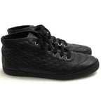 Gucci Shoes Sneakers High Cut Women Leather Black — view 2
