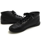 Gucci Shoes Sneakers High Cut Women Leather Black — view 3