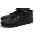 Gucci Shoes Sneakers High Cut Women Leather Black