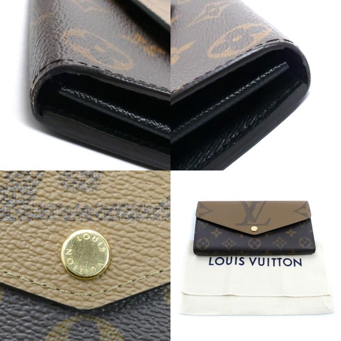Louis Vuitton Portefeuille Sarah Long Wallet Monogram Giant Reverse IC — view 6