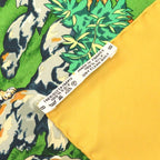 Hermes Carre 90 Sichlian Sicilian Animals Sichuan Silk Yellow Scarf 0127 — view 3