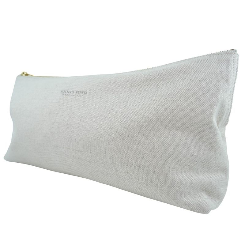Bottega Veneta Bag-in Bag Canvas Beige Pouch — view 2