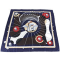 Hermes Carre 90 Swing Golf Club Silk 100% Scarf