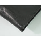 Saint Laurent Yves YSL Leather Shoulder Bag Pochette Black — view 7