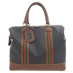 Gucci 90's Vintage Sherry Line Micro GG Jacquard Leather Box Calf