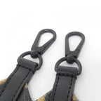 Louis Vuitton Monogram Shoulder Strap Brown Marron Black — view 4