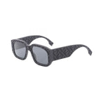Fendi Sunglasses FF Pattern Black — view 2