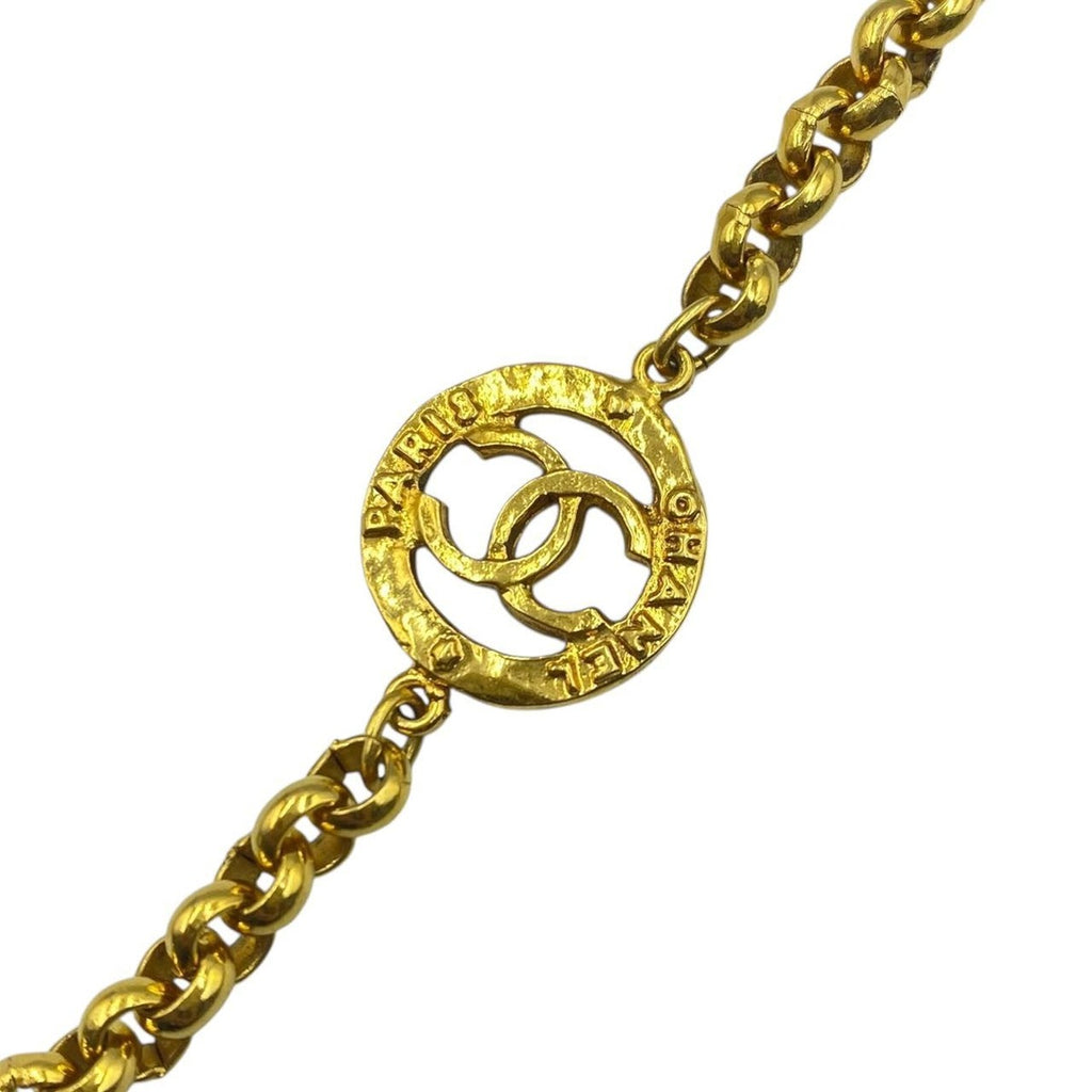 Chanel Long Necklace CC Logo Gold — view 3