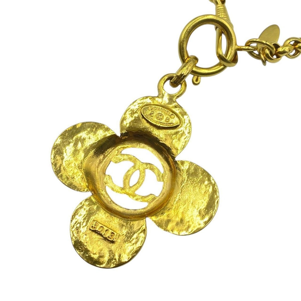 Chanel Long Necklace CC Logo Gold — view 4
