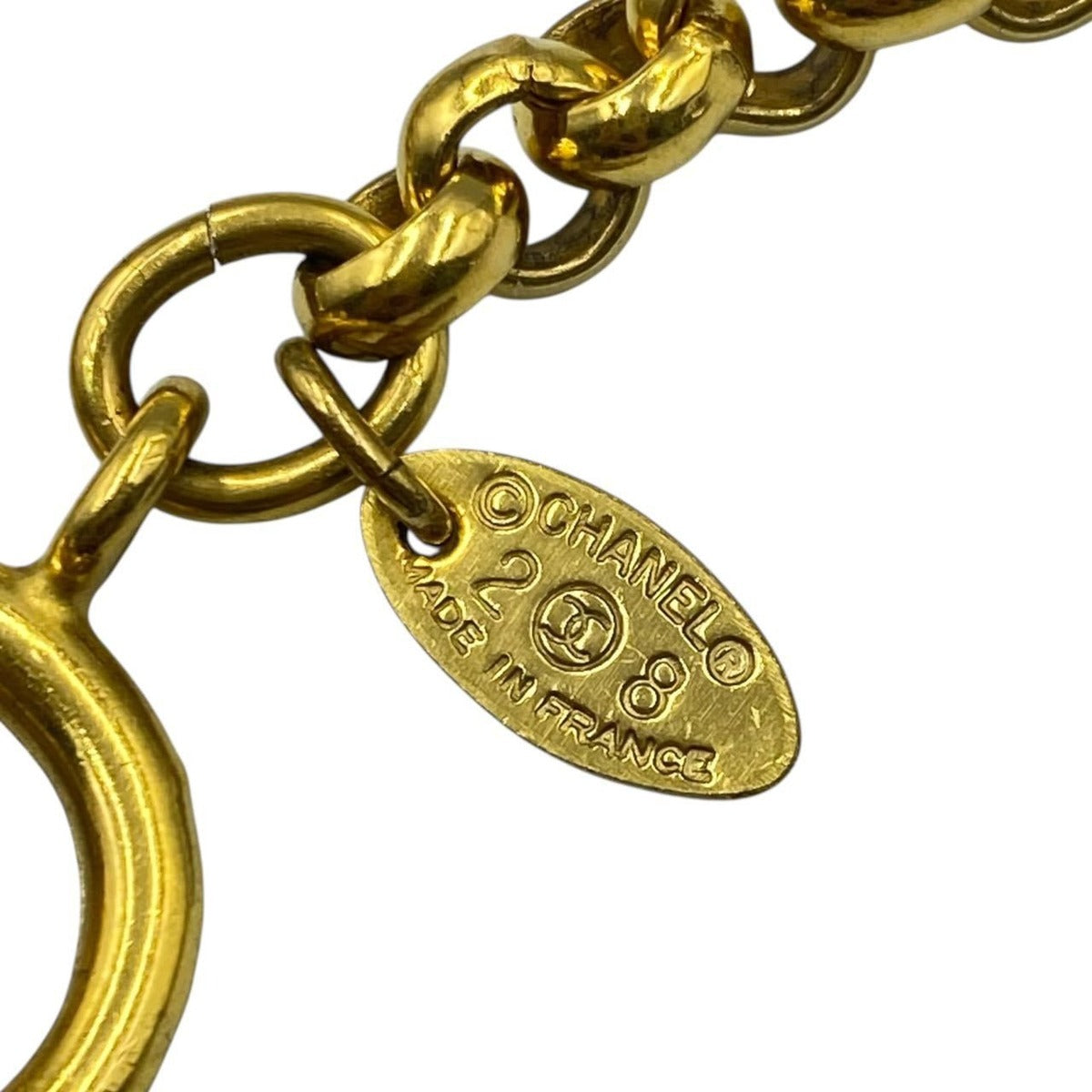 Chanel Long Necklace CC Logo Gold — view 6
