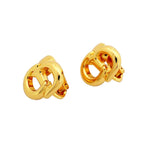 Dior Earrings CD Logo Gold Plated — view 2
