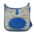 Hermes Shoulder Bag Evelyne 1 Leather Blue