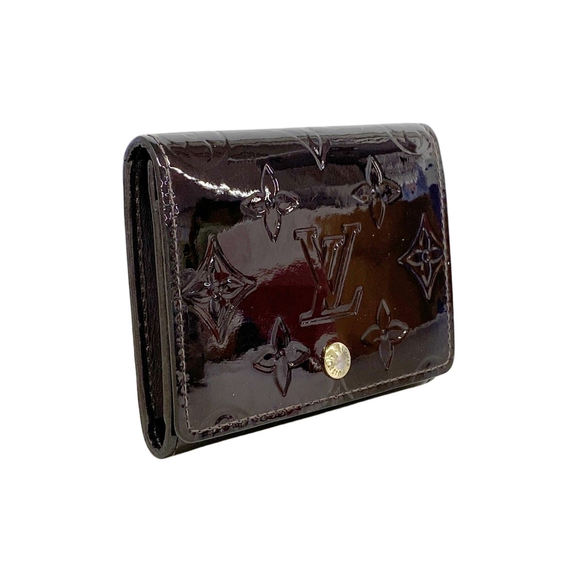 Louis Vuitton Card Case Vernis Business Holder Amaranto — view 2