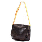 Louis Vuitton Shoulder Back Vernis Thompson Black Flat