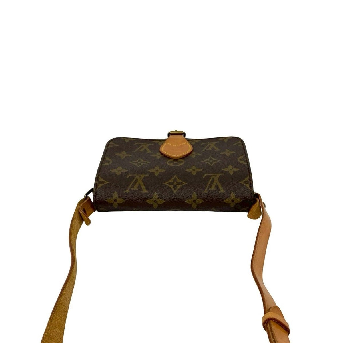 Louis Vuitton Vintage Saint Cloud Monogram Leather Shoulder Bag — view 4