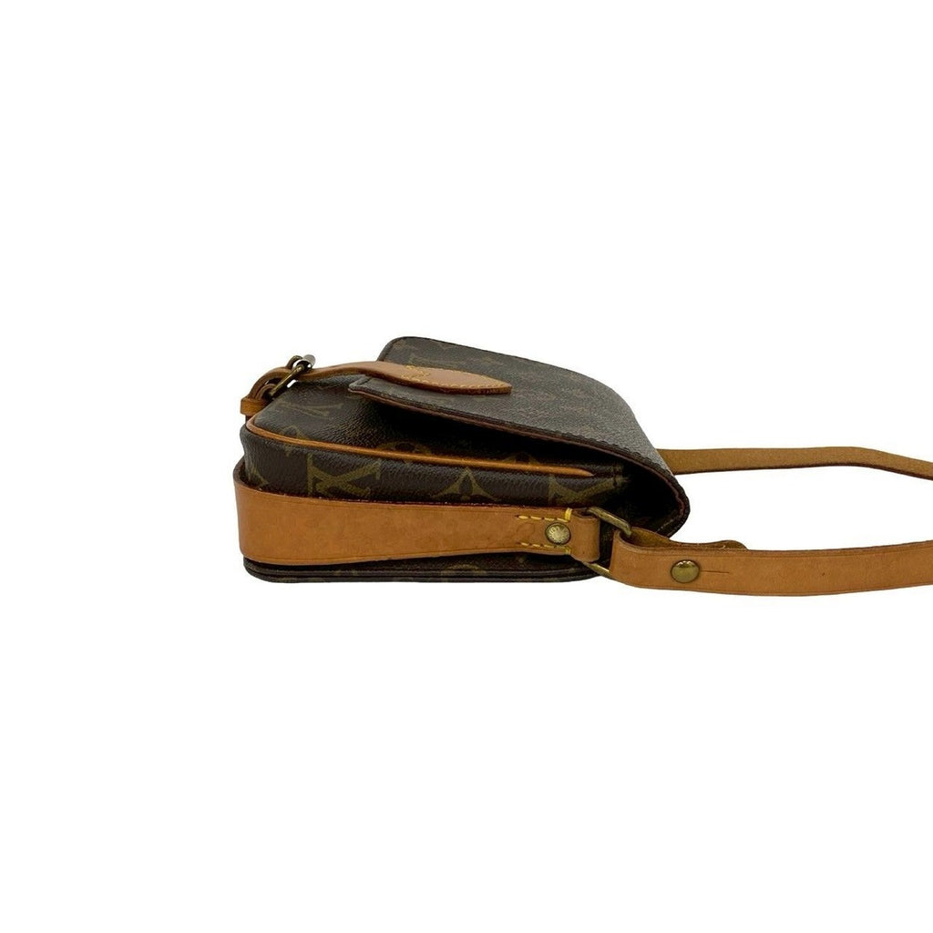 Louis Vuitton Vintage Saint Cloud Monogram Leather Shoulder Bag — view 6