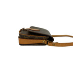 Louis Vuitton Vintage Saint Cloud Monogram Leather Shoulder Bag — view 6