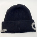 Chanel Knit Cap Wool 70 Cashmere 30 Black — view 3