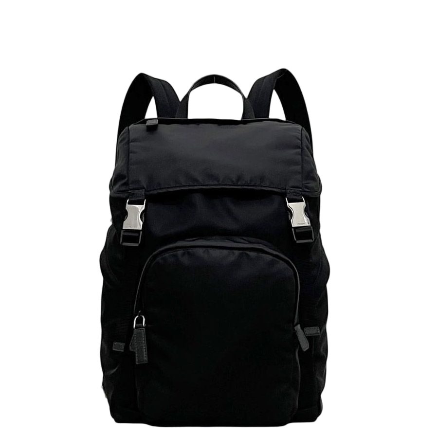Prada Backpack Black Nero Tessuto Nylon 165 Lightweight