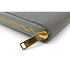 Celine Wallet Long Large Zipped Calfskin Gray 10 B553 el.09 — view 5