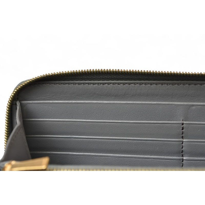 Celine Wallet Long Large Zipped Calfskin Gray 10 B553 el.09 — view 9